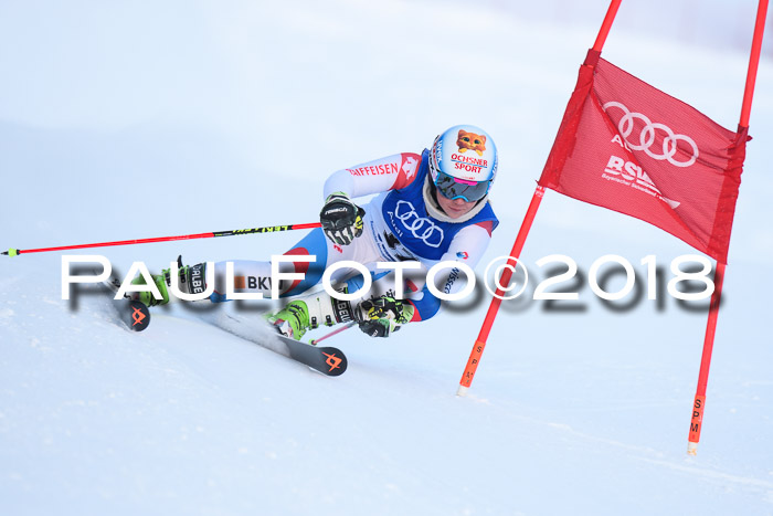 FIS Riesenslalom, Damen + Herren, Oberjoch, Bay. Jugendmeisterschaft, 14.02.2018