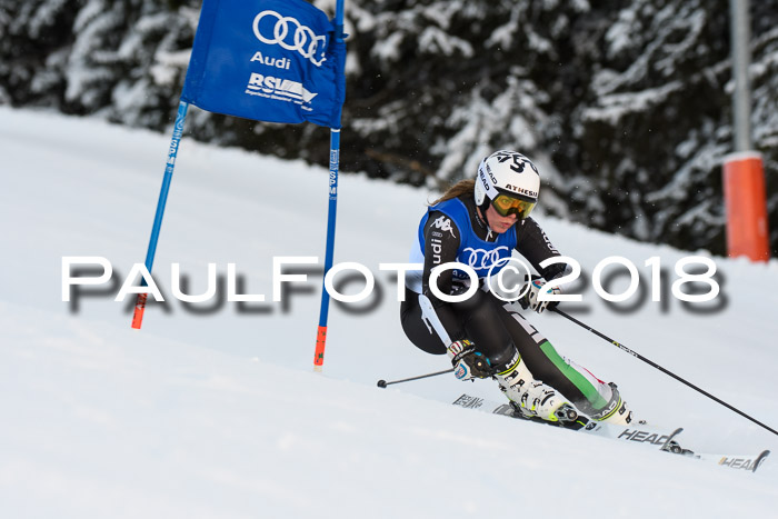 FIS Riesenslalom, Damen + Herren, Oberjoch, Bay. Jugendmeisterschaft, 14.02.2018