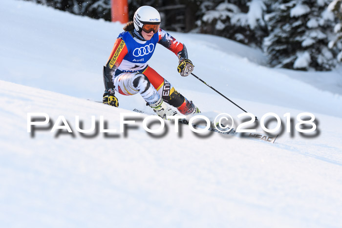 FIS Riesenslalom, Damen + Herren, Oberjoch, Bay. Jugendmeisterschaft, 14.02.2018