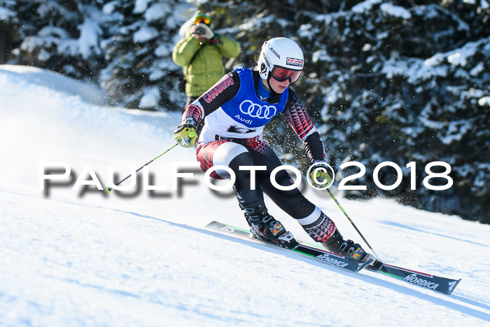 FIS Riesenslalom, Damen + Herren, Oberjoch, Bay. Jugendmeisterschaft, 14.02.2018
