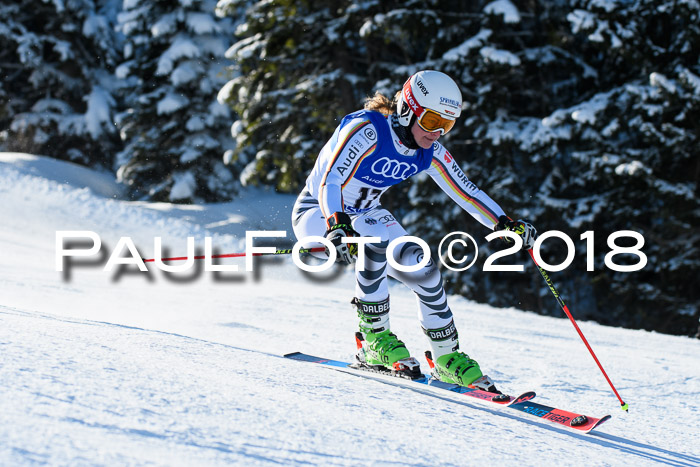 FIS Riesenslalom, Damen + Herren, Oberjoch, Bay. Jugendmeisterschaft, 14.02.2018