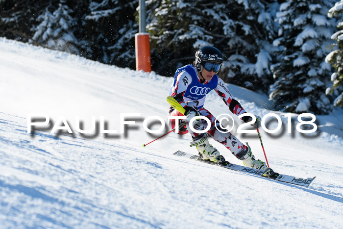 FIS Riesenslalom, Damen + Herren, Oberjoch, Bay. Jugendmeisterschaft, 14.02.2018