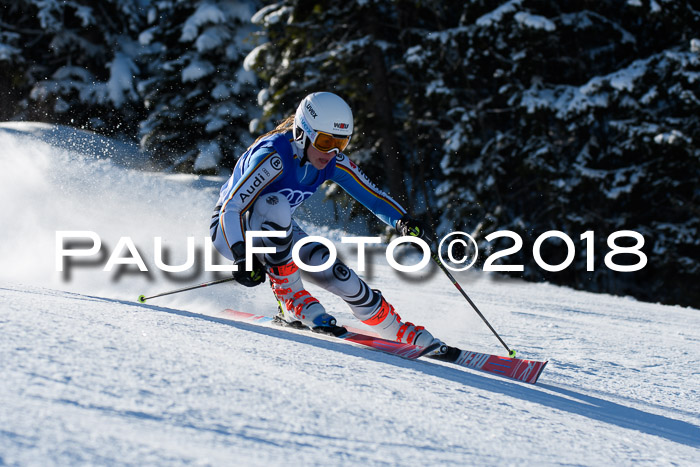 FIS Riesenslalom, Damen + Herren, Oberjoch, Bay. Jugendmeisterschaft, 14.02.2018