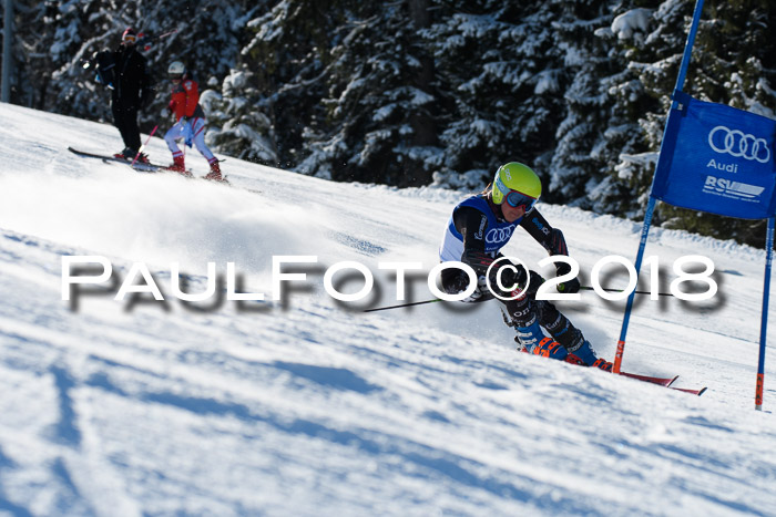 FIS Riesenslalom, Damen + Herren, Oberjoch, Bay. Jugendmeisterschaft, 14.02.2018