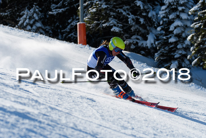 FIS Riesenslalom, Damen + Herren, Oberjoch, Bay. Jugendmeisterschaft, 14.02.2018
