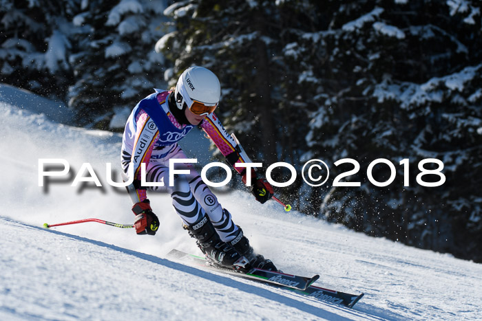 FIS Riesenslalom, Damen + Herren, Oberjoch, Bay. Jugendmeisterschaft, 14.02.2018
