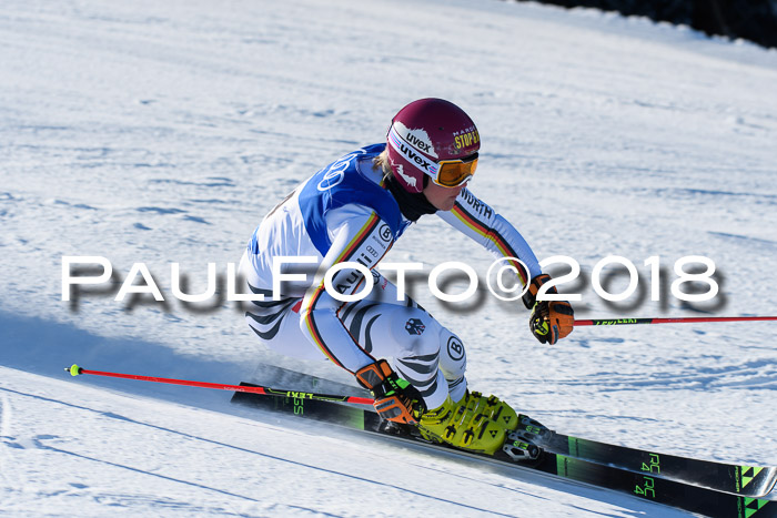 FIS Riesenslalom, Damen + Herren, Oberjoch, Bay. Jugendmeisterschaft, 14.02.2018