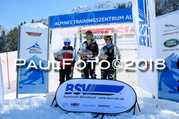 FIS Riesenslalom, Damen + Herren, Oberjoch, Bay. Jugendmeisterschaft, 14.02.2018