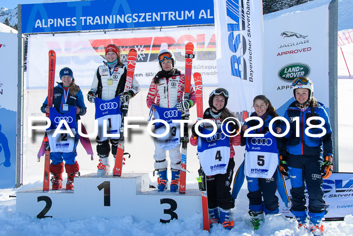FIS Riesenslalom, Damen + Herren, Oberjoch, Bay. Jugendmeisterschaft, 14.02.2018