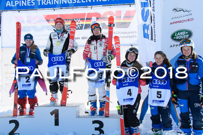FIS Riesenslalom, Damen + Herren, Oberjoch, Bay. Jugendmeisterschaft, 14.02.2018