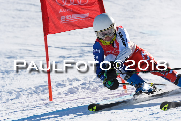 FIS Riesenslalom, Damen + Herren, Oberjoch, Bay. Jugendmeisterschaft, 14.02.2018