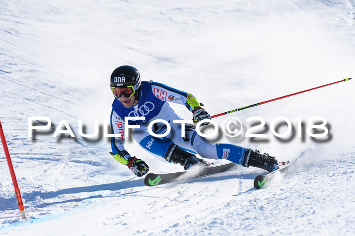 FIS Riesenslalom, Damen + Herren, Oberjoch, Bay. Jugendmeisterschaft, 14.02.2018