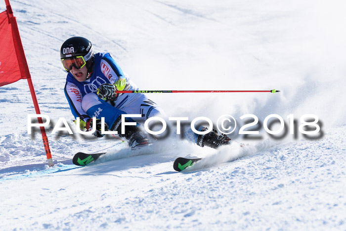 FIS Riesenslalom, Damen + Herren, Oberjoch, Bay. Jugendmeisterschaft, 14.02.2018