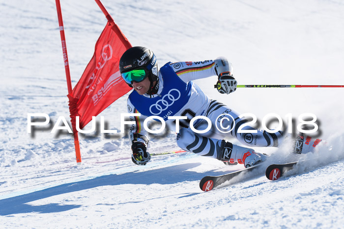 FIS Riesenslalom, Damen + Herren, Oberjoch, Bay. Jugendmeisterschaft, 14.02.2018