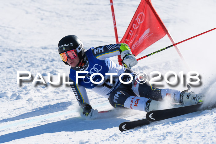 FIS Riesenslalom, Damen + Herren, Oberjoch, Bay. Jugendmeisterschaft, 14.02.2018