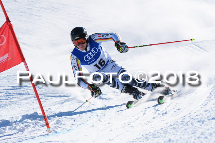 FIS Riesenslalom, Damen + Herren, Oberjoch, Bay. Jugendmeisterschaft, 14.02.2018