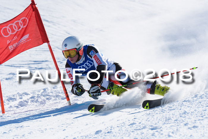 FIS Riesenslalom, Damen + Herren, Oberjoch, Bay. Jugendmeisterschaft, 14.02.2018