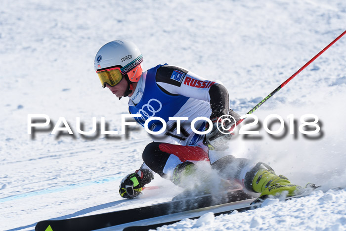 FIS Riesenslalom, Damen + Herren, Oberjoch, Bay. Jugendmeisterschaft, 14.02.2018