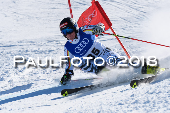 FIS Riesenslalom, Damen + Herren, Oberjoch, Bay. Jugendmeisterschaft, 14.02.2018