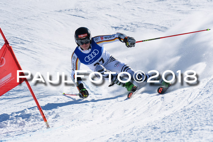 FIS Riesenslalom, Damen + Herren, Oberjoch, Bay. Jugendmeisterschaft, 14.02.2018