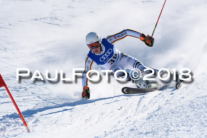 FIS Riesenslalom, Damen + Herren, Oberjoch, Bay. Jugendmeisterschaft, 14.02.2018