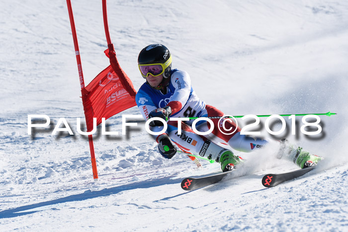 FIS Riesenslalom, Damen + Herren, Oberjoch, Bay. Jugendmeisterschaft, 14.02.2018