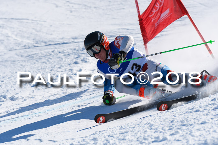 FIS Riesenslalom, Damen + Herren, Oberjoch, Bay. Jugendmeisterschaft, 14.02.2018