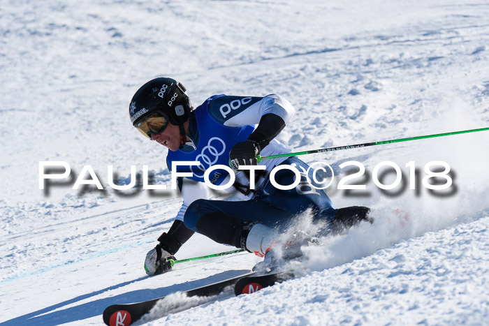 FIS Riesenslalom, Damen + Herren, Oberjoch, Bay. Jugendmeisterschaft, 14.02.2018