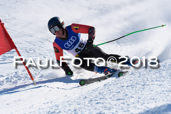 FIS Riesenslalom, Damen + Herren, Oberjoch, Bay. Jugendmeisterschaft, 14.02.2018