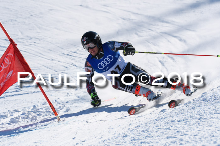 FIS Riesenslalom, Damen + Herren, Oberjoch, Bay. Jugendmeisterschaft, 14.02.2018