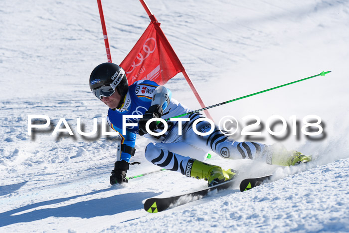 FIS Riesenslalom, Damen + Herren, Oberjoch, Bay. Jugendmeisterschaft, 14.02.2018