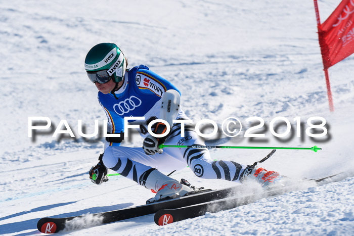 FIS Riesenslalom, Damen + Herren, Oberjoch, Bay. Jugendmeisterschaft, 14.02.2018