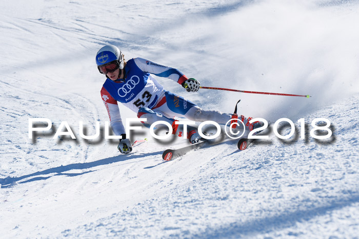 FIS Riesenslalom, Damen + Herren, Oberjoch, Bay. Jugendmeisterschaft, 14.02.2018