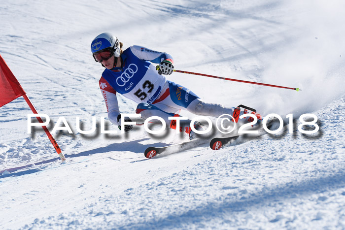 FIS Riesenslalom, Damen + Herren, Oberjoch, Bay. Jugendmeisterschaft, 14.02.2018