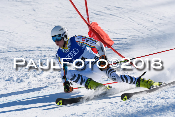 FIS Riesenslalom, Damen + Herren, Oberjoch, Bay. Jugendmeisterschaft, 14.02.2018