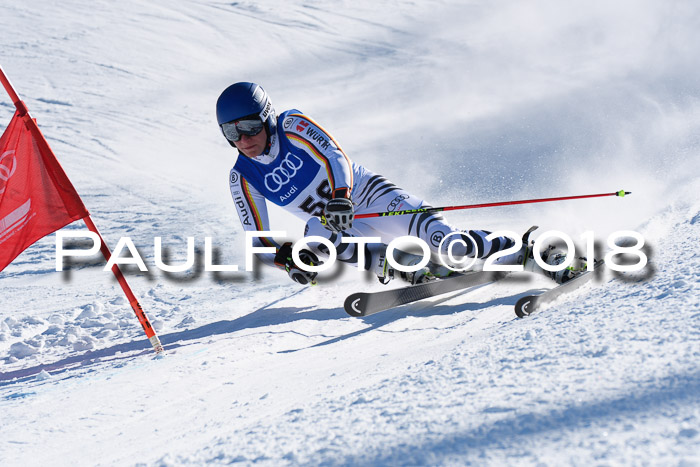 FIS Riesenslalom, Damen + Herren, Oberjoch, Bay. Jugendmeisterschaft, 14.02.2018