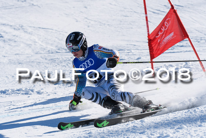 FIS Riesenslalom, Damen + Herren, Oberjoch, Bay. Jugendmeisterschaft, 14.02.2018