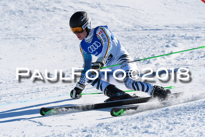 FIS Riesenslalom, Damen + Herren, Oberjoch, Bay. Jugendmeisterschaft, 14.02.2018