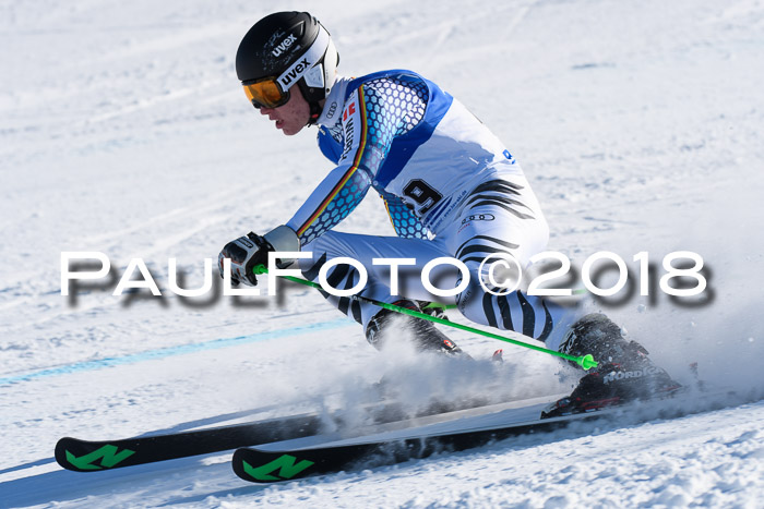 FIS Riesenslalom, Damen + Herren, Oberjoch, Bay. Jugendmeisterschaft, 14.02.2018