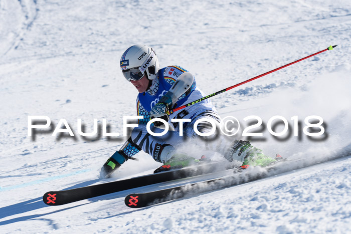 FIS Riesenslalom, Damen + Herren, Oberjoch, Bay. Jugendmeisterschaft, 14.02.2018