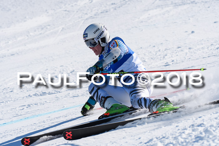 FIS Riesenslalom, Damen + Herren, Oberjoch, Bay. Jugendmeisterschaft, 14.02.2018