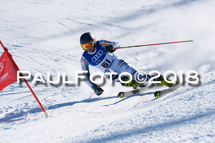 FIS Riesenslalom, Damen + Herren, Oberjoch, Bay. Jugendmeisterschaft, 14.02.2018