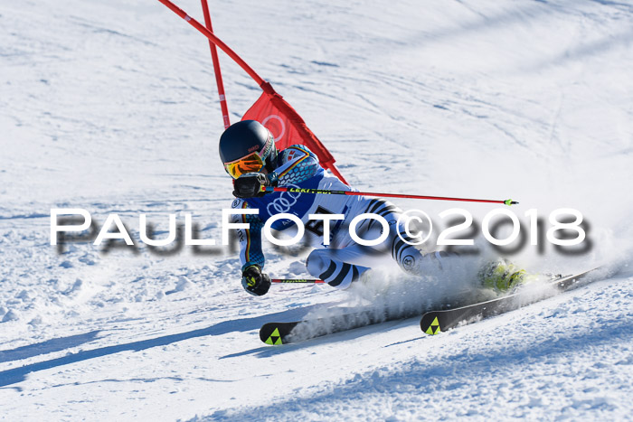 FIS Riesenslalom, Damen + Herren, Oberjoch, Bay. Jugendmeisterschaft, 14.02.2018