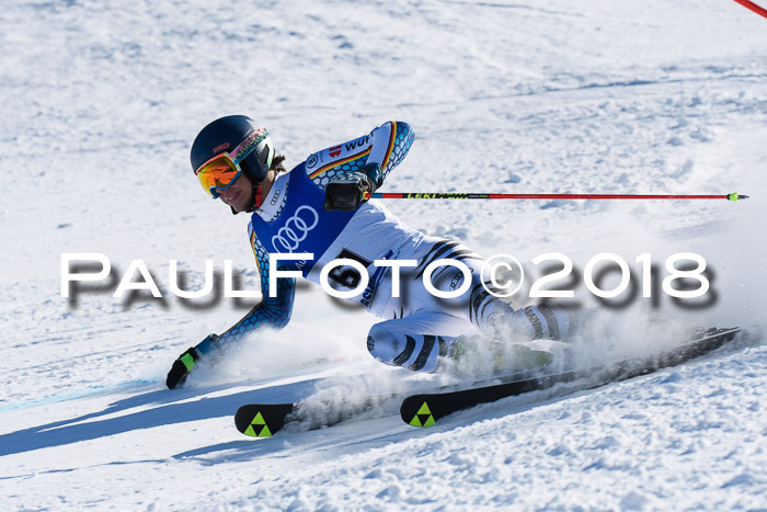 FIS Riesenslalom, Damen + Herren, Oberjoch, Bay. Jugendmeisterschaft, 14.02.2018