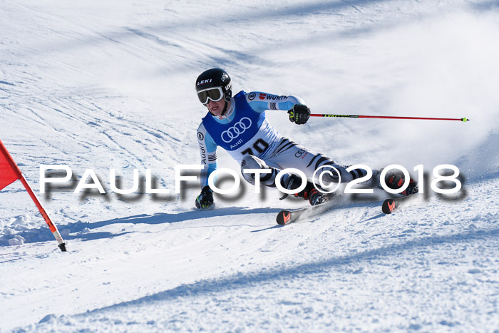 FIS Riesenslalom, Damen + Herren, Oberjoch, Bay. Jugendmeisterschaft, 14.02.2018