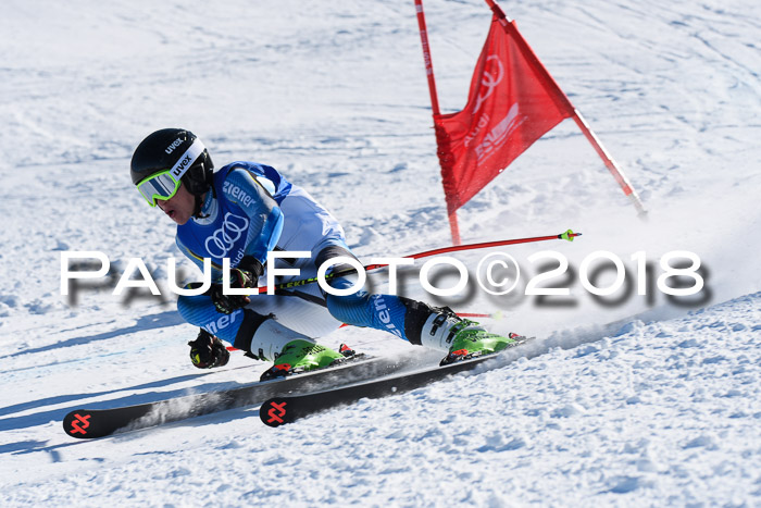 FIS Riesenslalom, Damen + Herren, Oberjoch, Bay. Jugendmeisterschaft, 14.02.2018