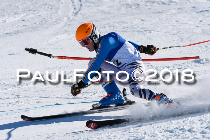 FIS Riesenslalom, Damen + Herren, Oberjoch, Bay. Jugendmeisterschaft, 14.02.2018