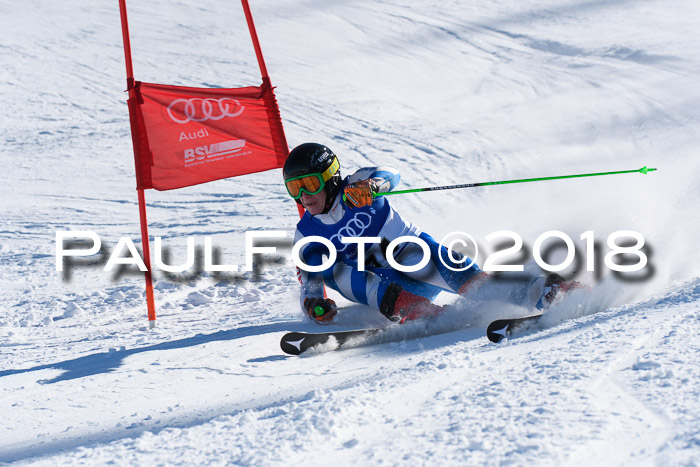FIS Riesenslalom, Damen + Herren, Oberjoch, Bay. Jugendmeisterschaft, 14.02.2018