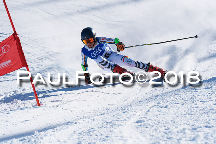 FIS Riesenslalom, Damen + Herren, Oberjoch, Bay. Jugendmeisterschaft, 14.02.2018