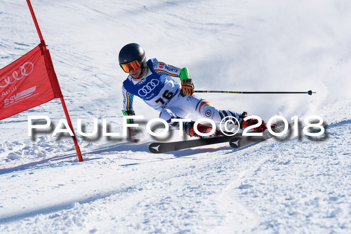 FIS Riesenslalom, Damen + Herren, Oberjoch, Bay. Jugendmeisterschaft, 14.02.2018